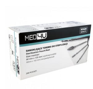 SAMOKLEJĄCE TOREBKI DO STERYLIZACJI 90MMX135MM