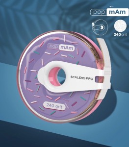 Taśma ścierna biała papmAm EXPERT w plastikowym pudełku 240 grit